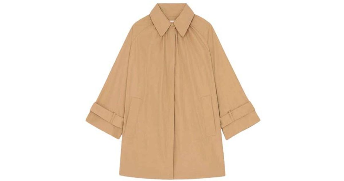 Ba&sh Issey Trench Coat in Natural | Lyst