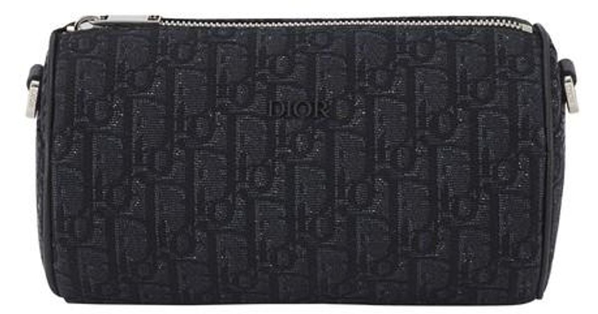 Dior Oblique Roller Messenger Bag in Black for Men | Lyst