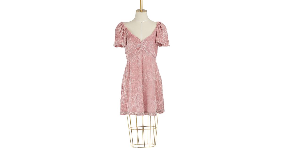 miu miu velvet dress