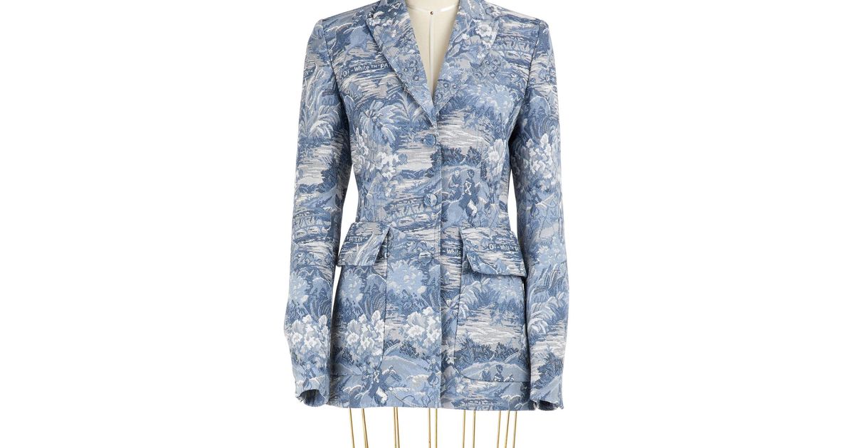 off white tapestry dress