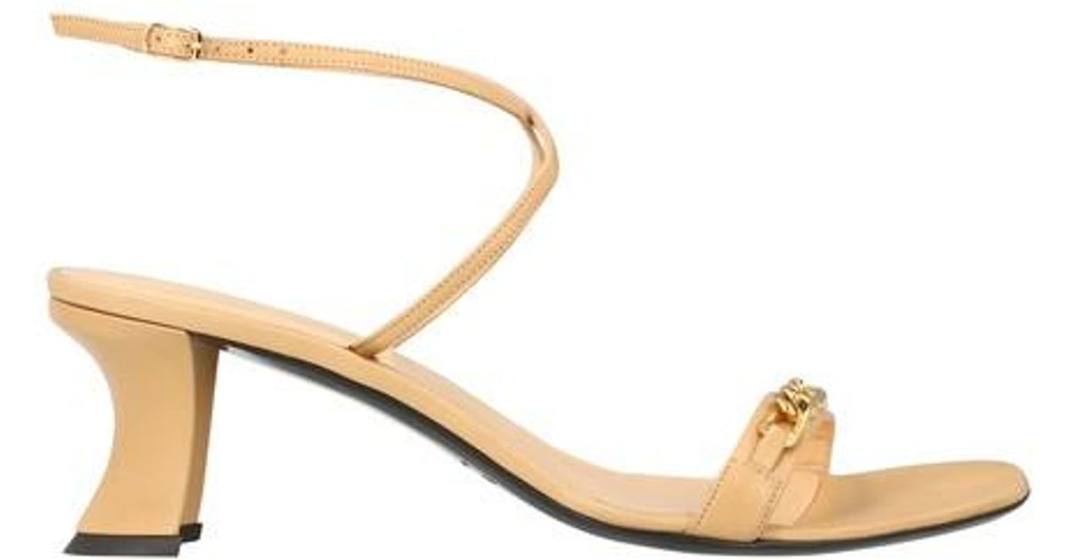 By Far Nelly Sandals In Nude Natural Lyst