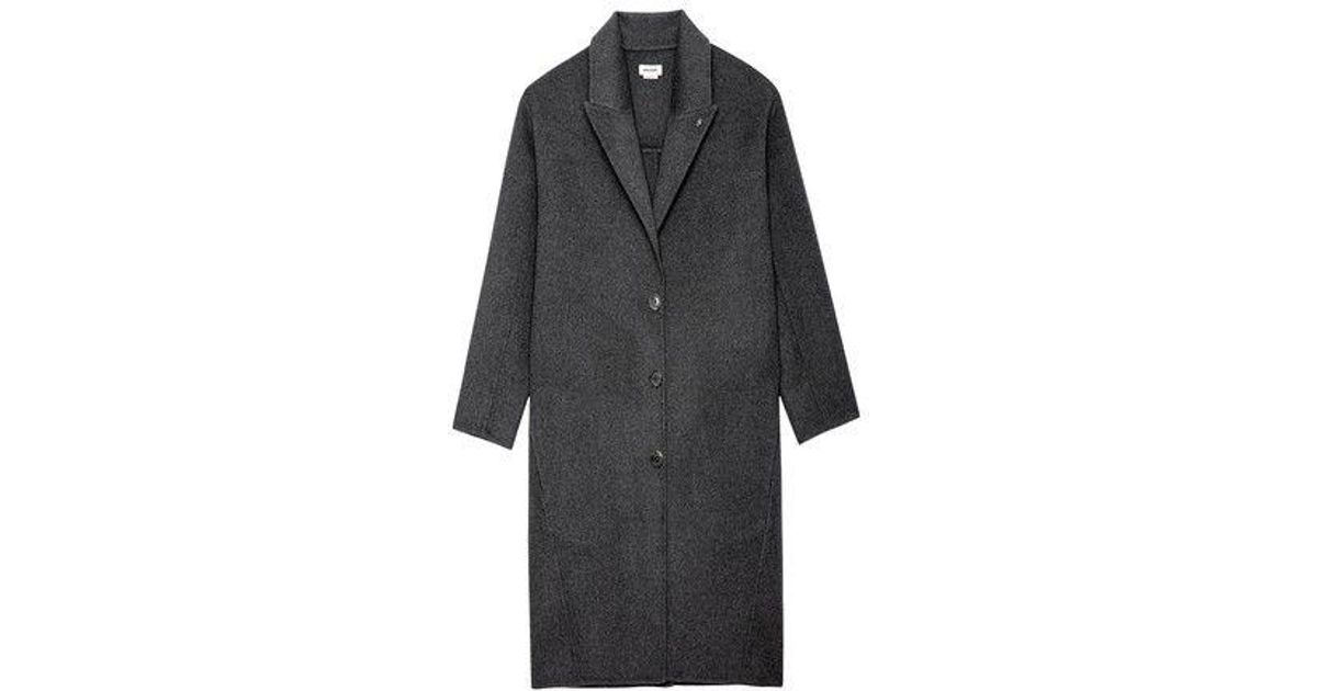 Zadig & Voltaire Mady Coat in Black | Lyst Zadig & Voltaire Mady Coat in Black | Lyst