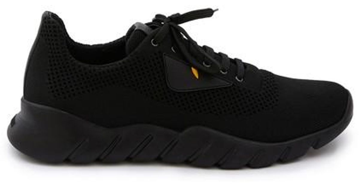 fendi runners black