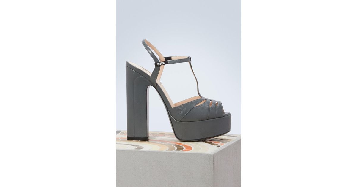 fendi heeled sandals