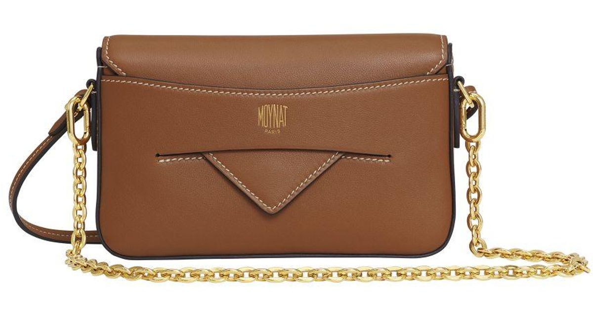 Moynat Enveloppe Crossbody Bag in Brown Lyst