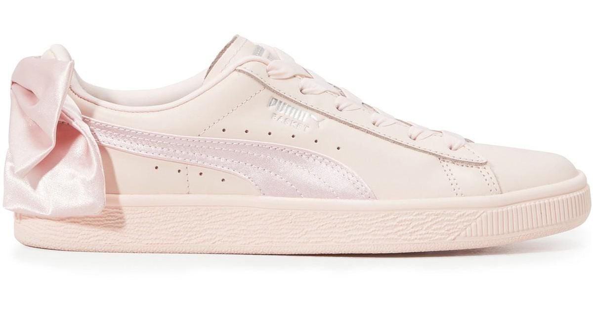 PUMA Bow Sneakers in Pearl (Pink) Lyst