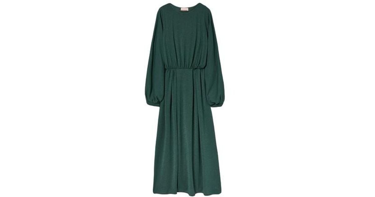 Momoní Synthetic Chatillon Dress In Lurex in Green - Lyst