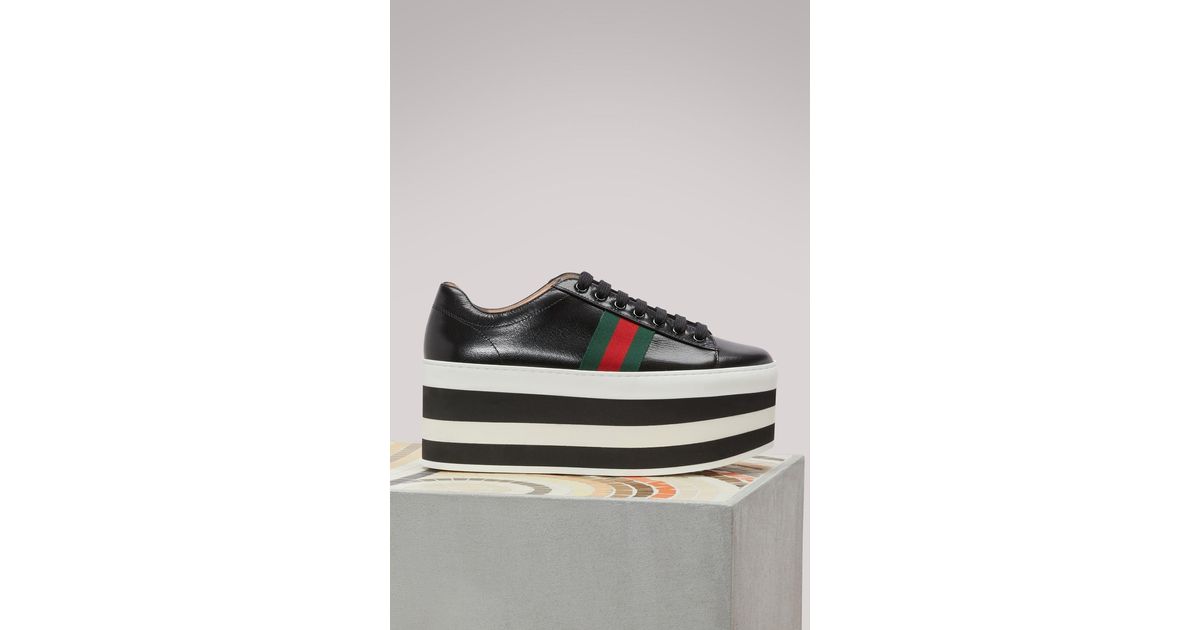 gucci basket plateforme
