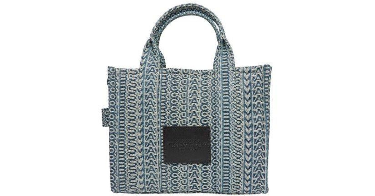 Marc Jacobs The Monogram Washed Denim Mini Tote Bag in Blue Lyst