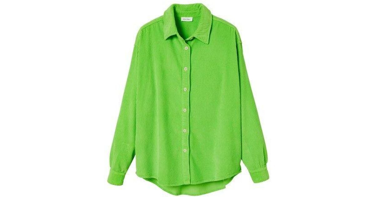 American Vintage Padow Shirt in Green | Lyst