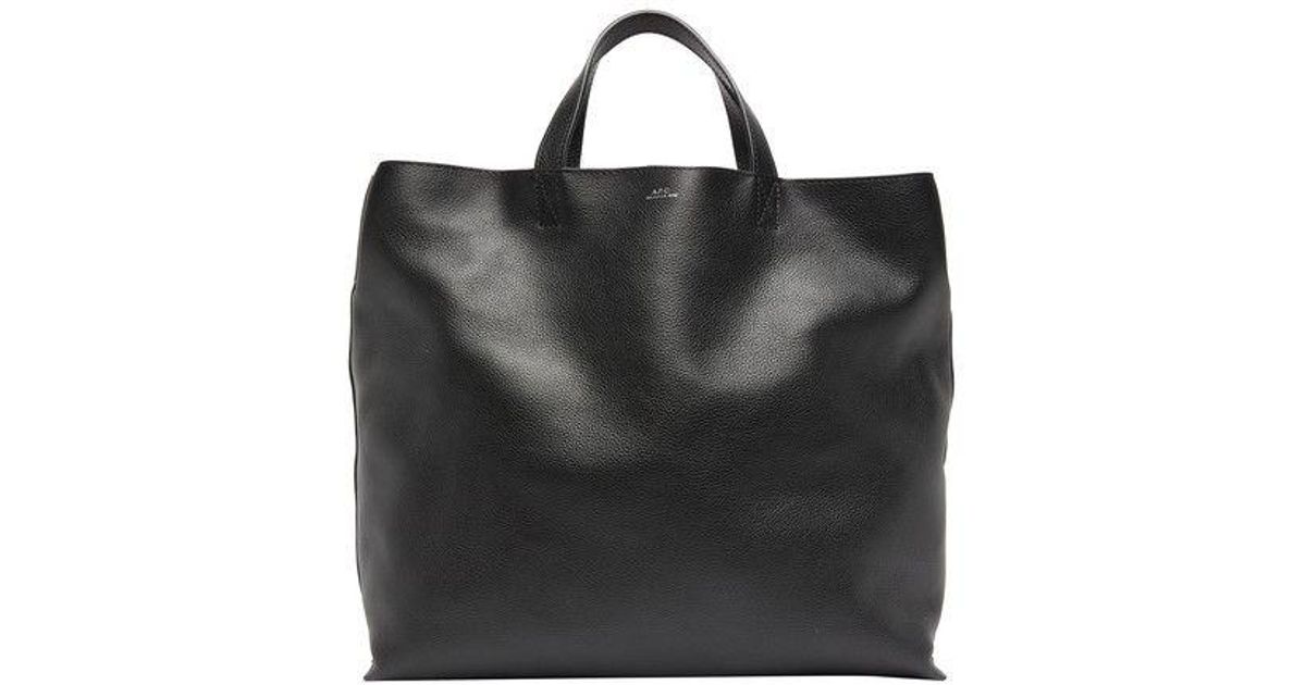 A.P.C. Maiko Medium Horizontal Tot Medium Bag in Black | Lyst