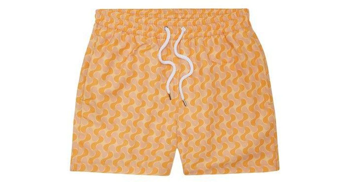 Frescobol Carioca Copa Sport Swim Shorts in Yellow for Men | Lyst