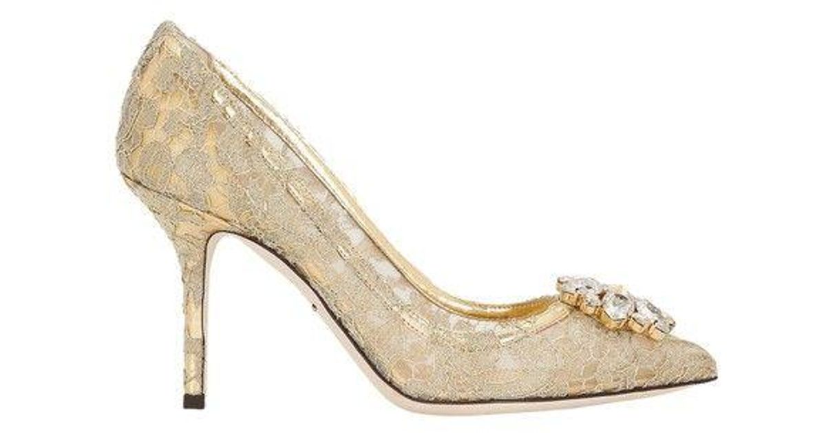 dolce and gabbana lace pumps