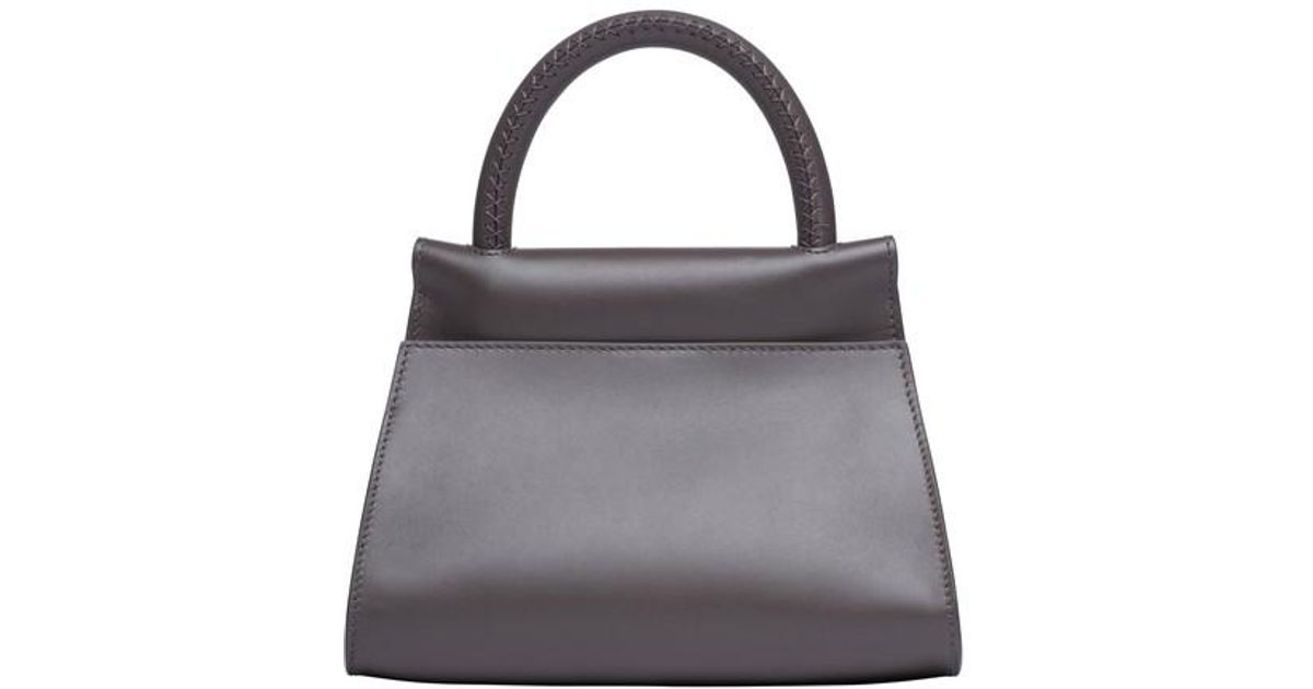 Elleme Leather Small Papillon in Stone Stone (Gray) | Lyst