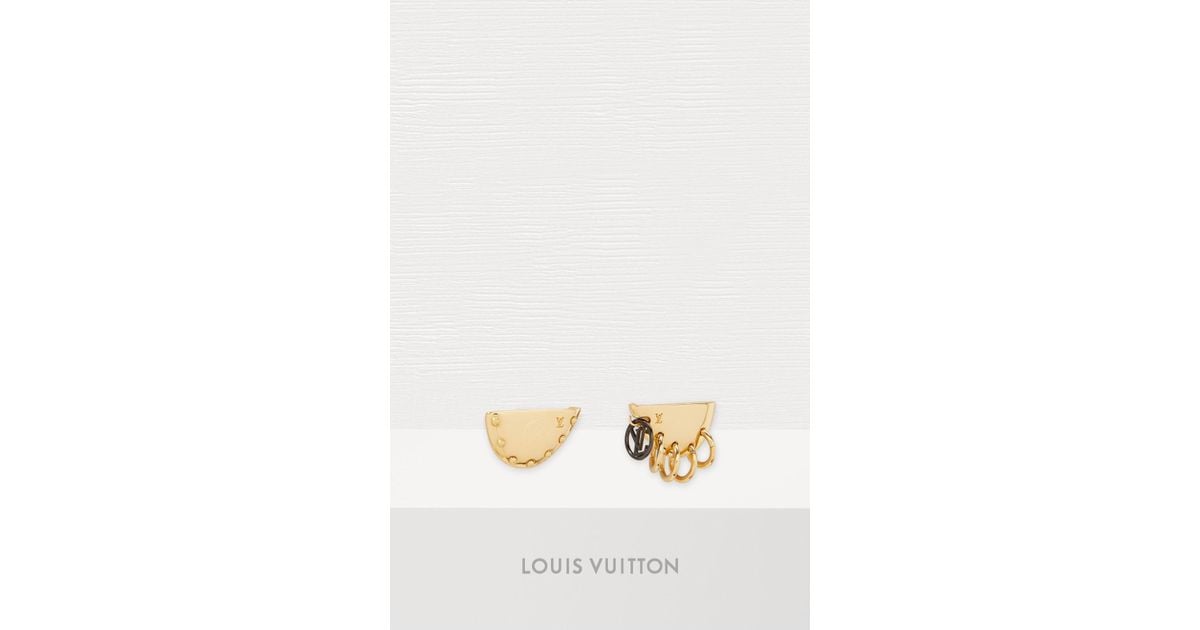 Boucles d'oreilles Bionic Louis Vuitton en coloris Métallisé