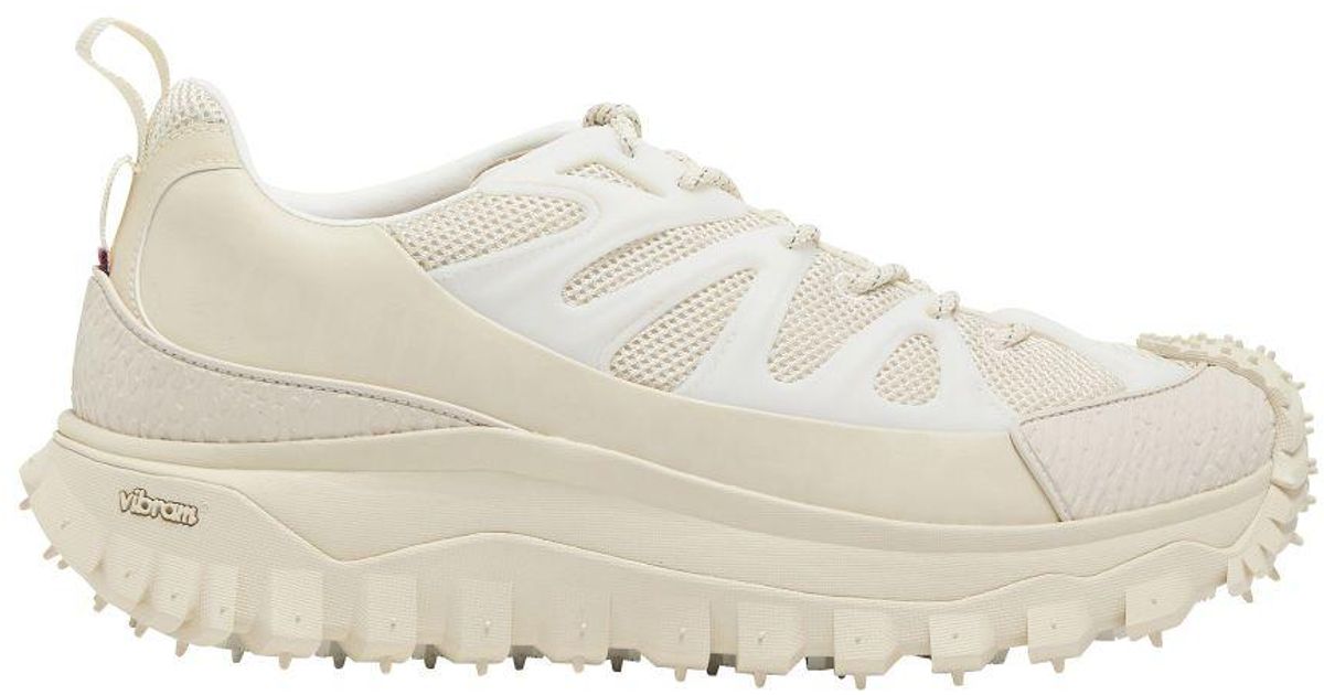Moncler Trailgrip Amoeba Low Top Sneakers in White for Men