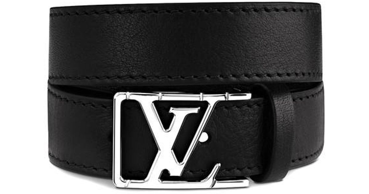 Louis Vuitton leather 2 row bracelet black 19cm Fr: Japan DHL