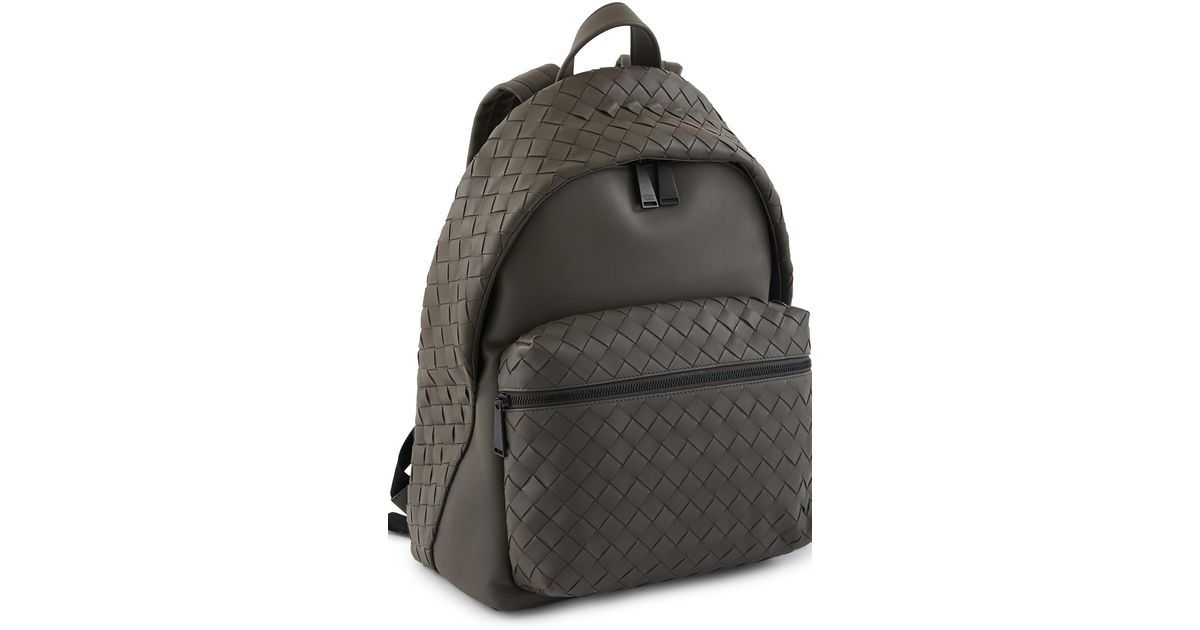 Leather backpack Bottega Veneta Black in Leather - 23225668