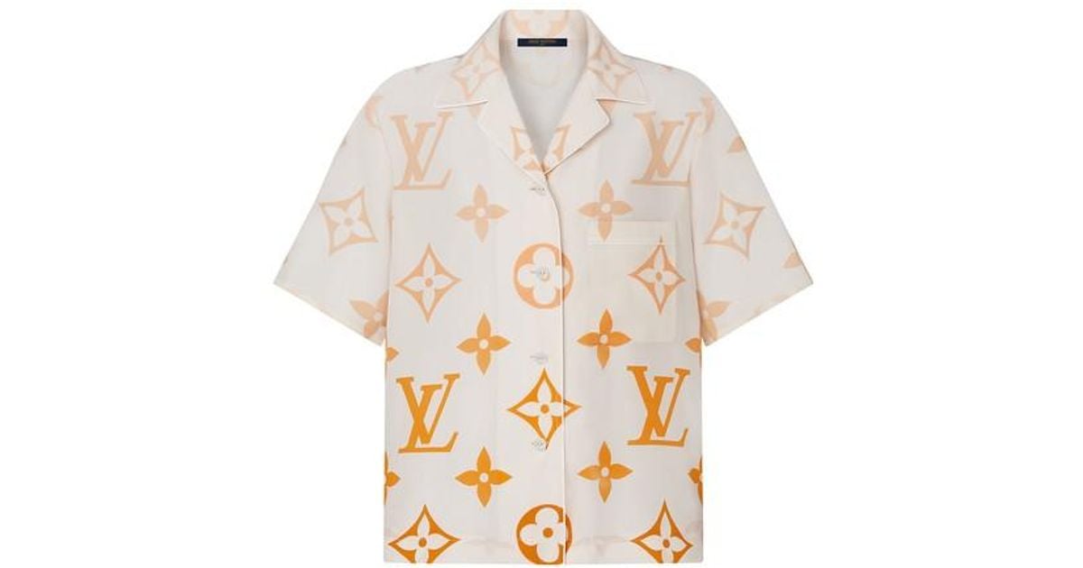 Louis Vuitton Monogram Ombré Silk Pajama Top