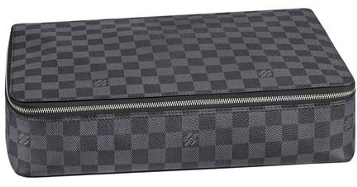 Louis Vuitton Rare Damier Graphite Packing Cube GM 78lu825s at 1stDibs