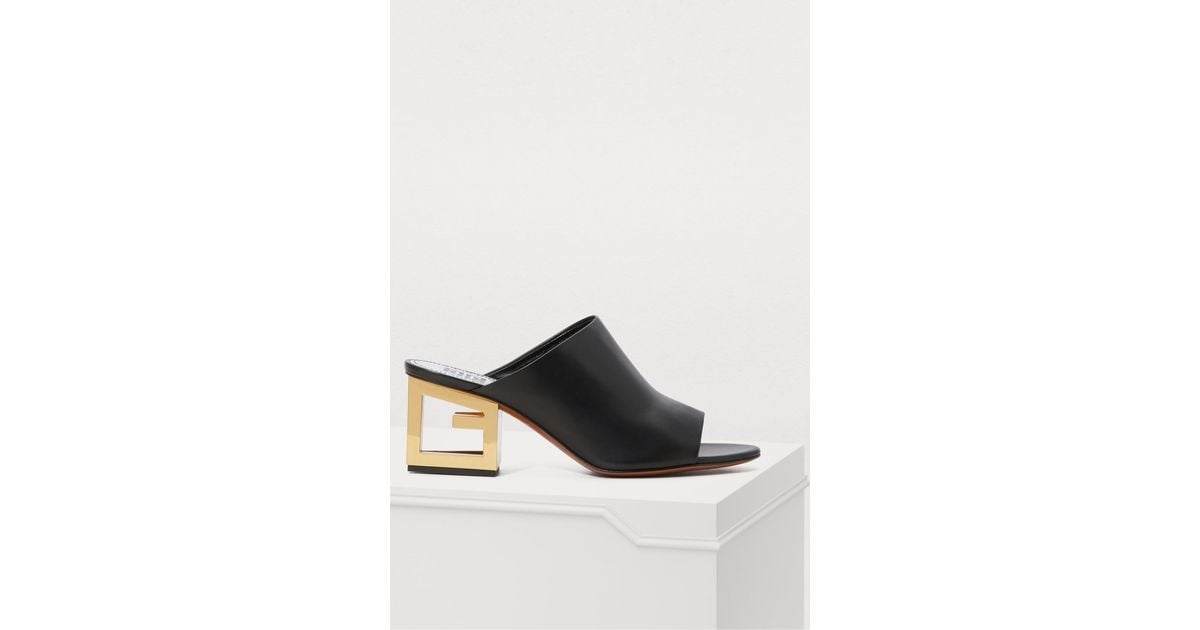 Givenchy triangle deals mules