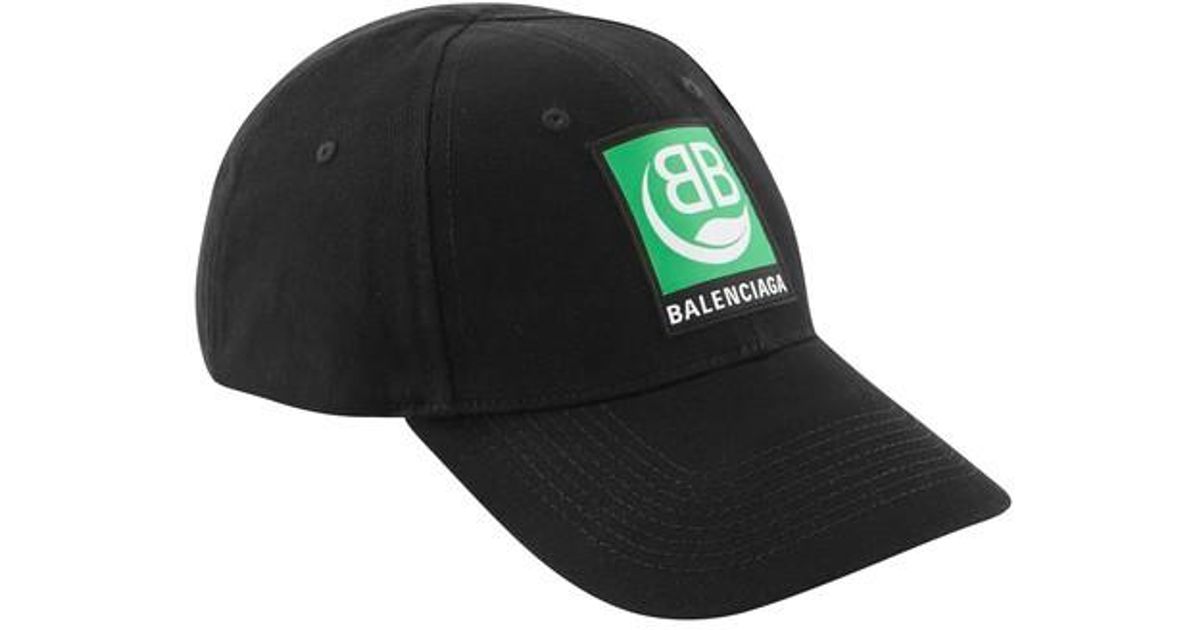 Balenciaga Green Logo Cap for Men | Lyst