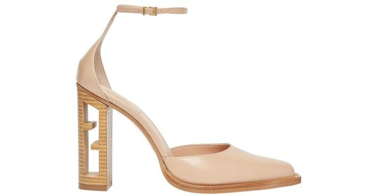 Fendi Baguette Court Shoes in Rose (Pink) | Lyst