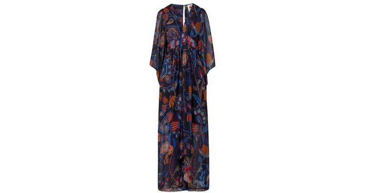 FARM Rio Sunset Tapestry Dress in Blue Lyst