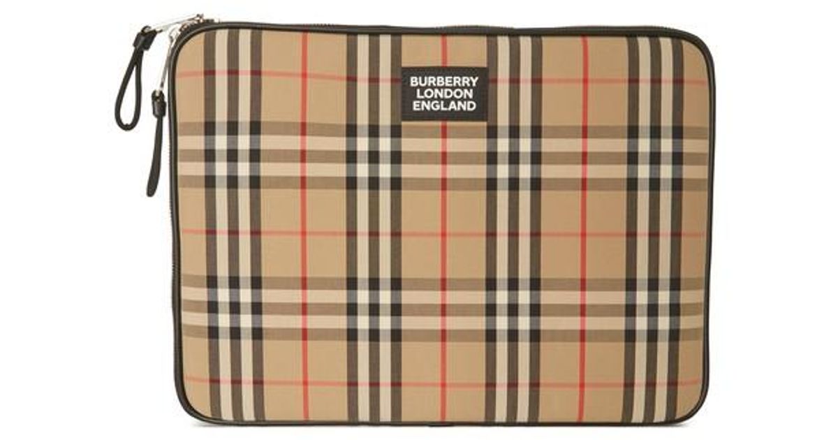 Burberry Laptop Sleeve in Natural for Men Lyst