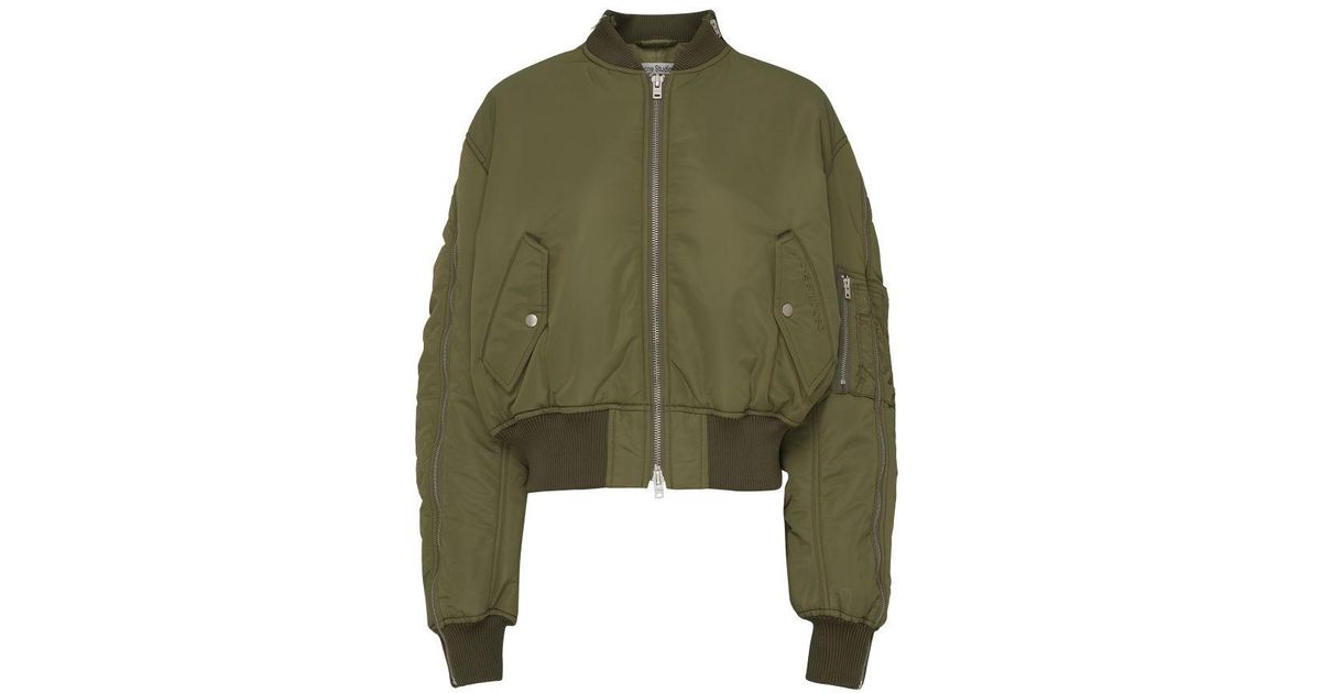 Acne Studios Bomber Jacket in Green Lyst