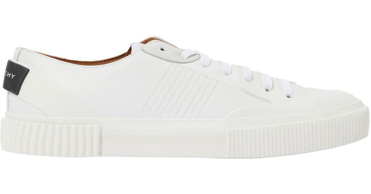 givenchy chain tennis light low sneakers in canvas