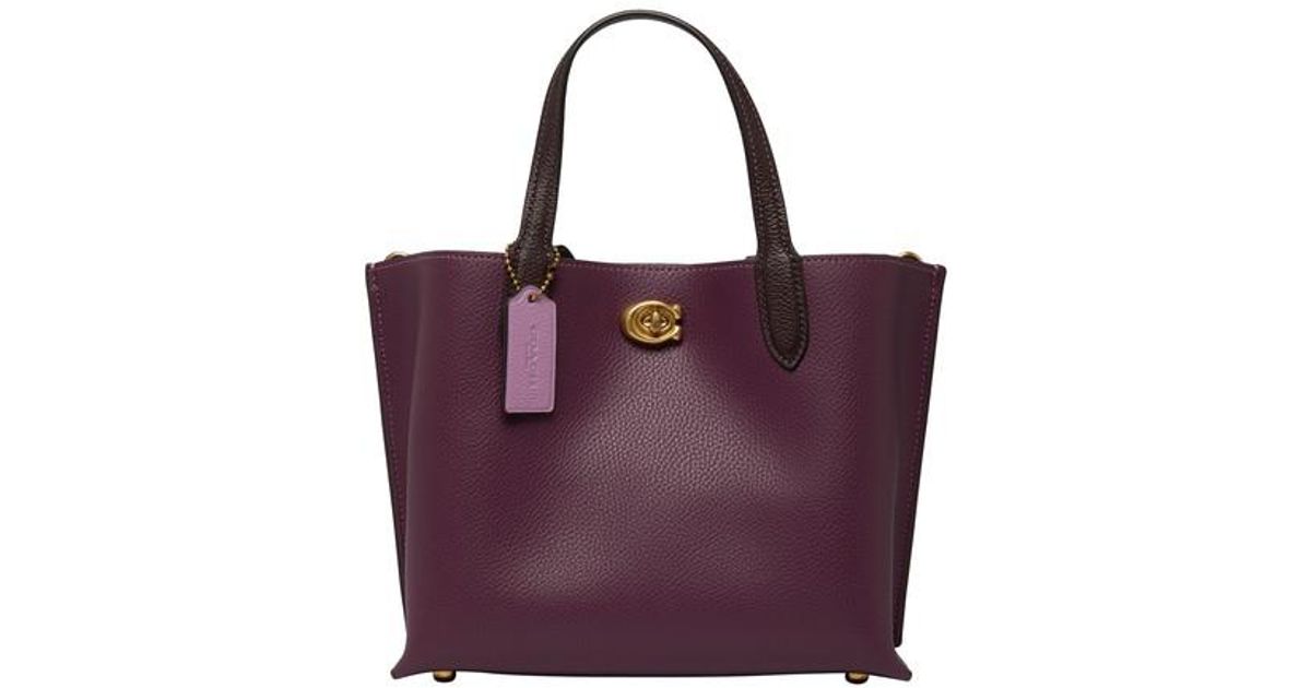 Buy Coach Colorblock Leather Willow Tote 24 (cq) 2023 Online