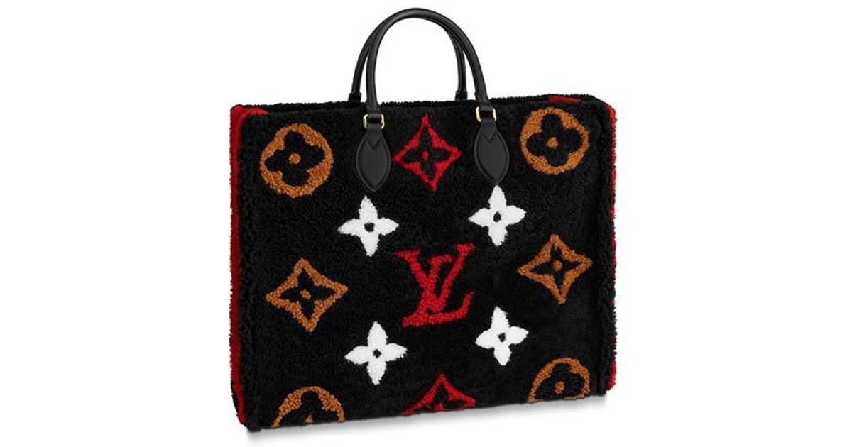 BRAND NEW Limited Edition Louis Vuitton Onthego Teddy Fleece handbag