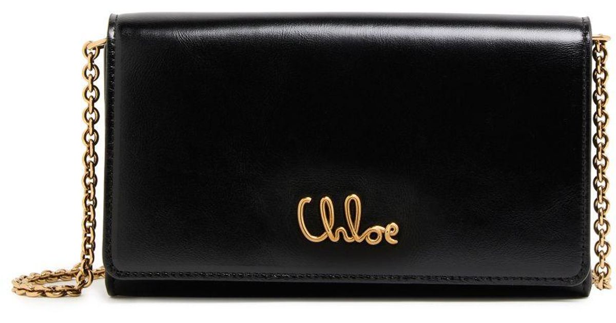 Chloé Chloé Iconic Wallet in Black | Lyst