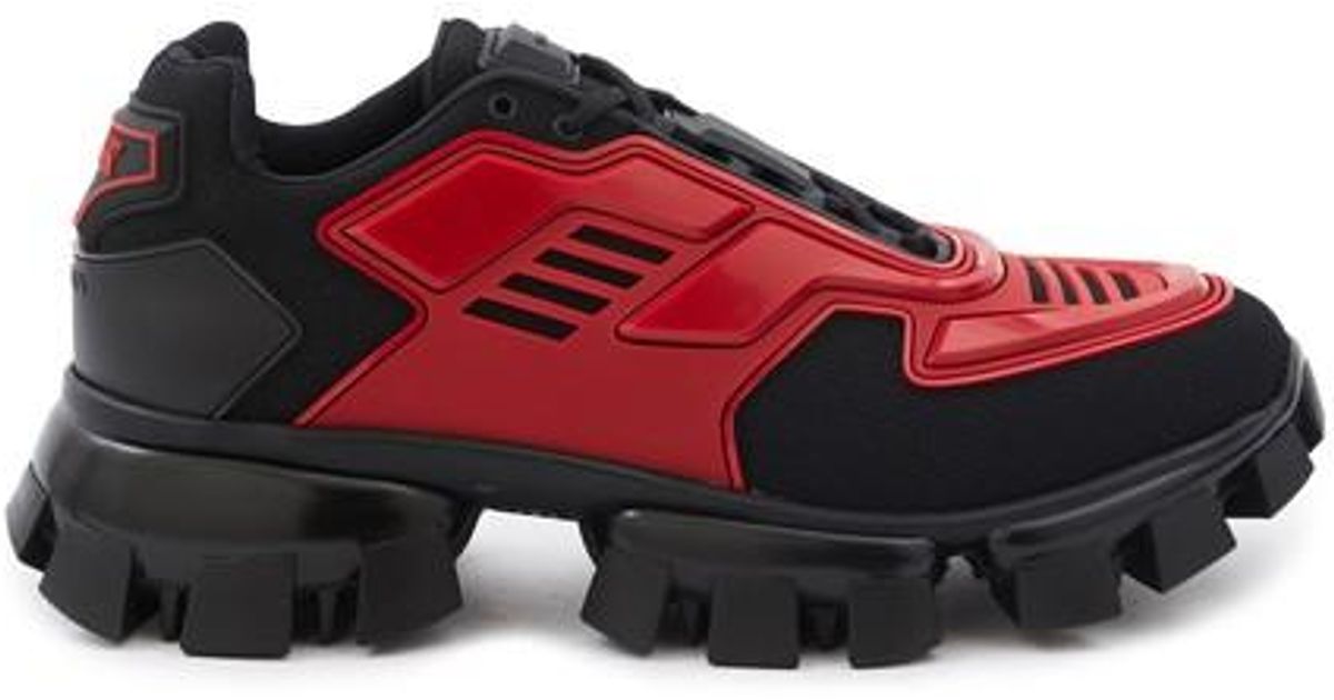 prada cloudbust thunder red and black