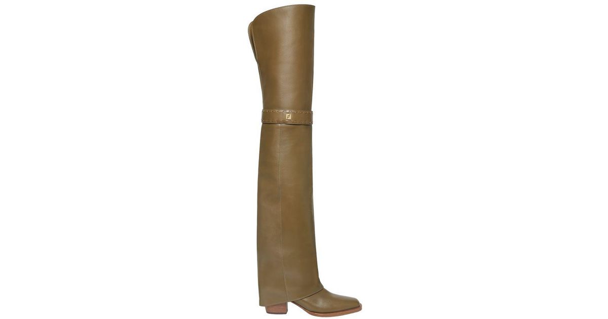Fendi Show Boots in Natural | Lyst