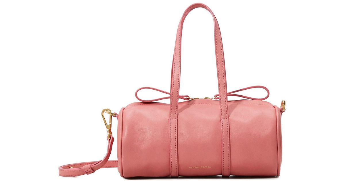 mini duffle bag leather