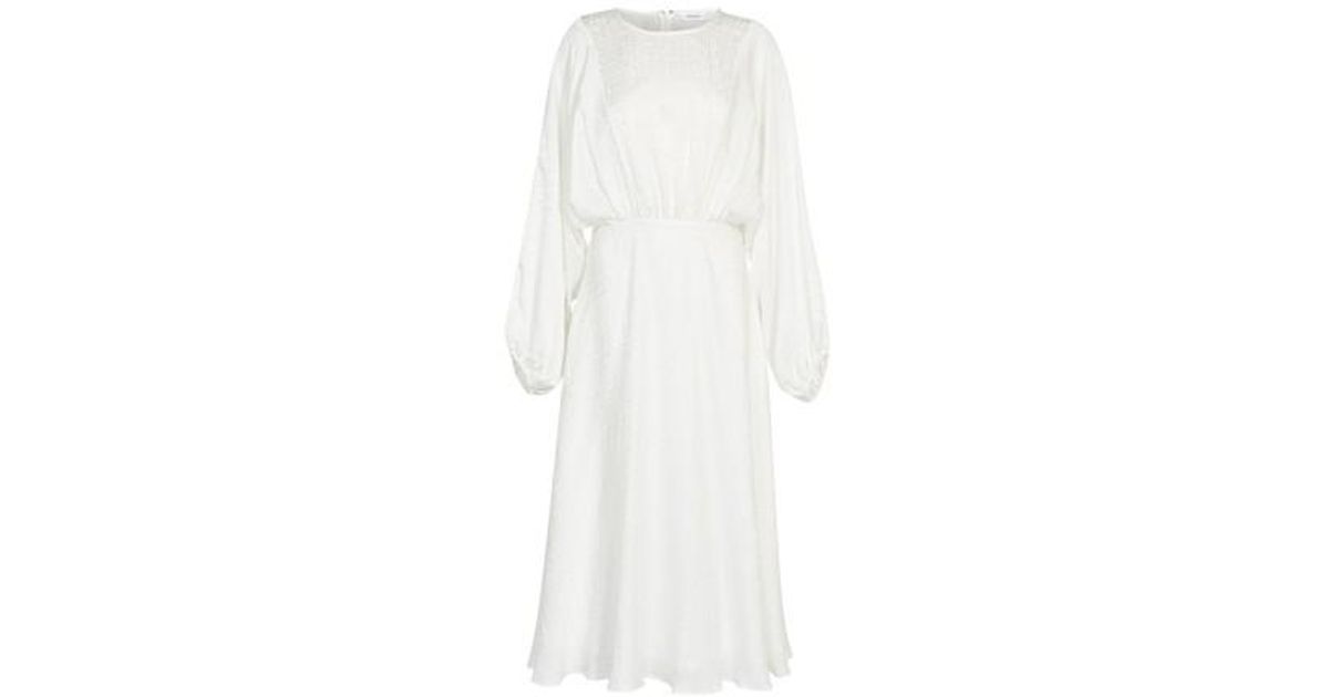 Anine Bing Serena Dress in White - Lyst