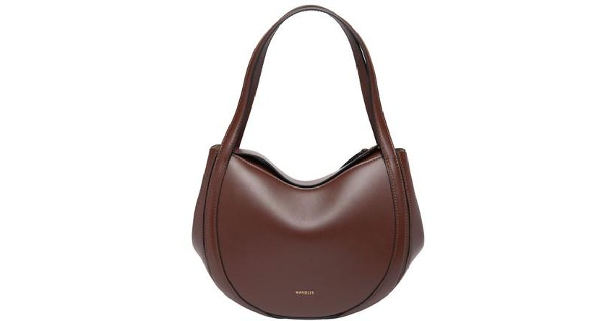 Wandler Lin Mini Shoulder Bag in Brown | Lyst UK