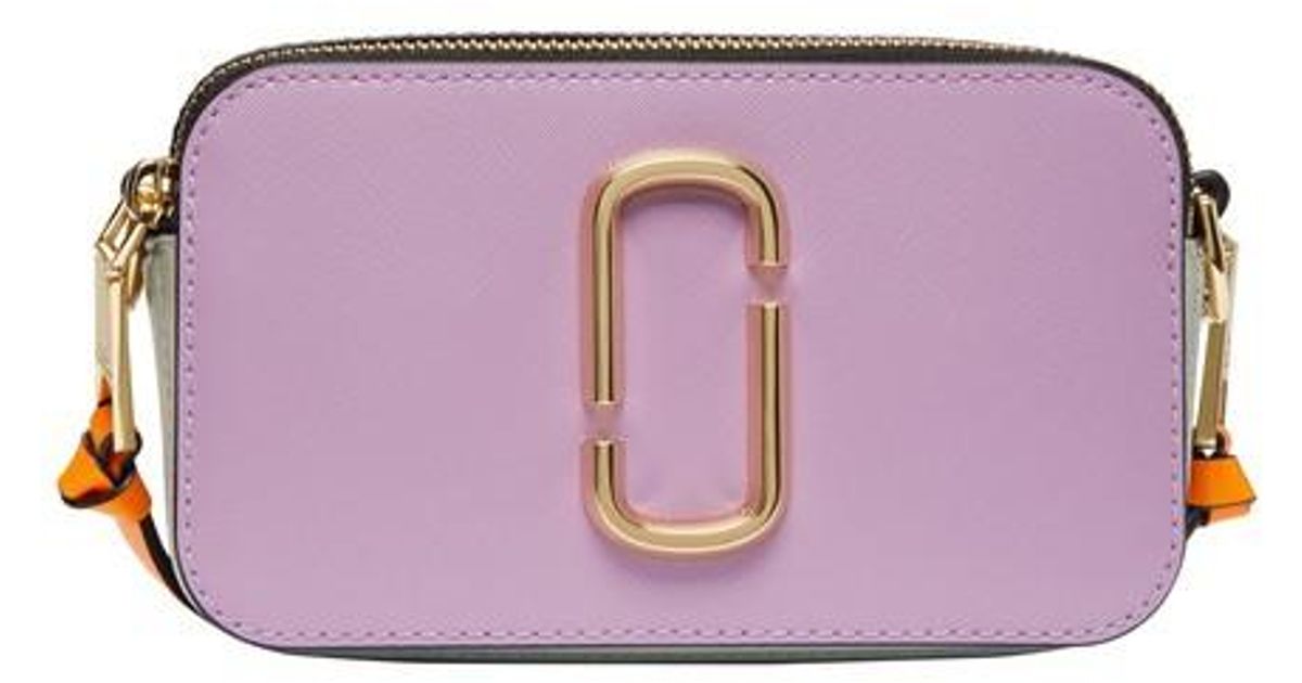 Marc Jacobs Leather The Snapshot Crossbody Bag in Purple | Lyst Canada
