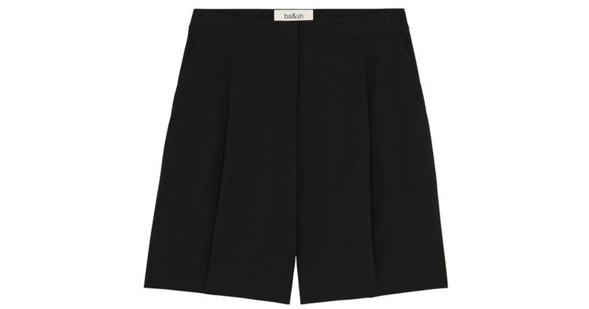 Ba&sh Synthetic Bage Shorts in Black - Lyst