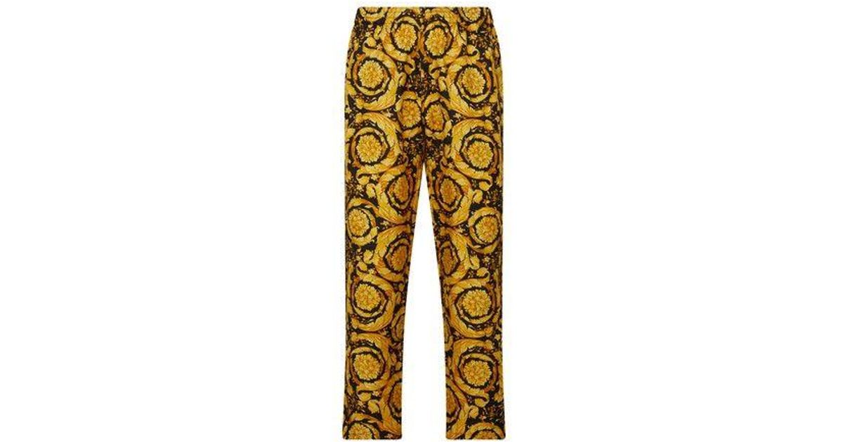 Versace Pajama Pants in Black Gold (Yellow) for Men Lyst