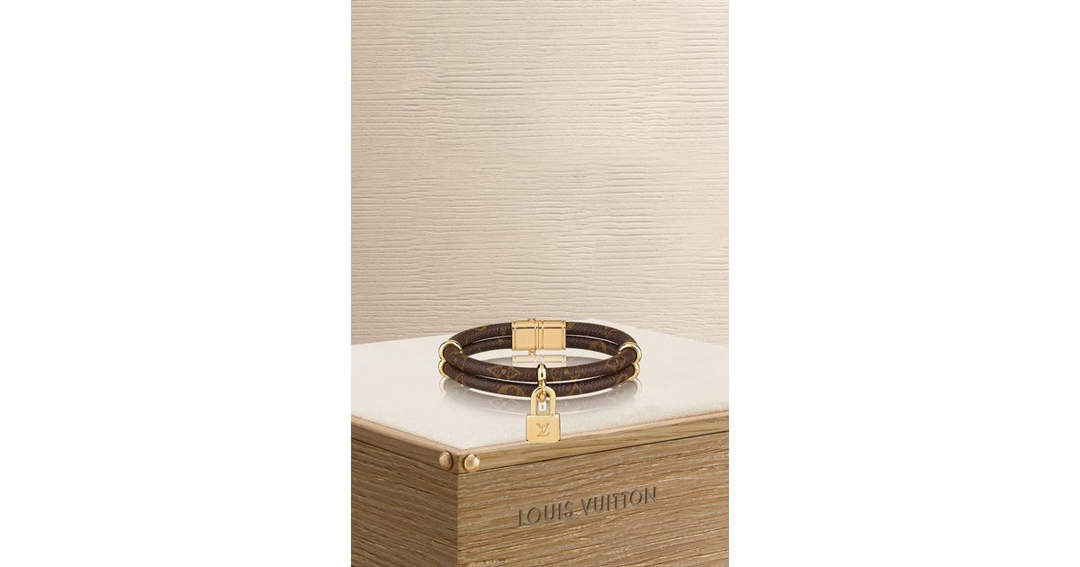 Louis Vuitton Keep It Twice Bracelet Monogram Canvas Brown 1902291