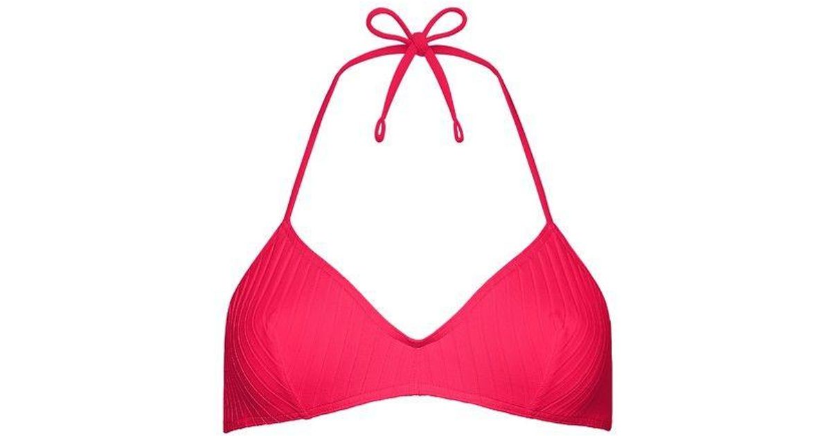 Eres Curacao Bikini Top in Red Lyst
