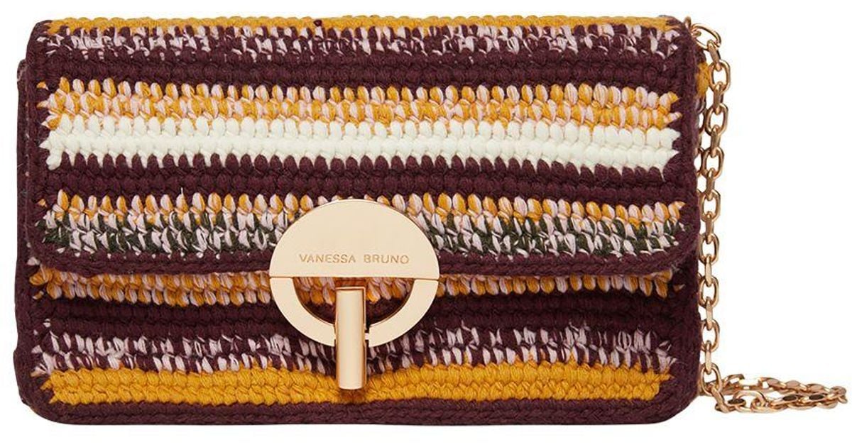 Vanessa Bruno Medium Moon Faux Fur Bag