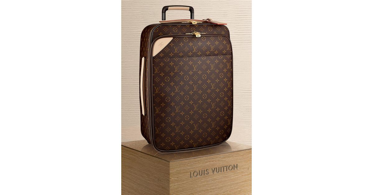 Louis Vuitton Pégase Valise légère 55 business Brown Cloth ref