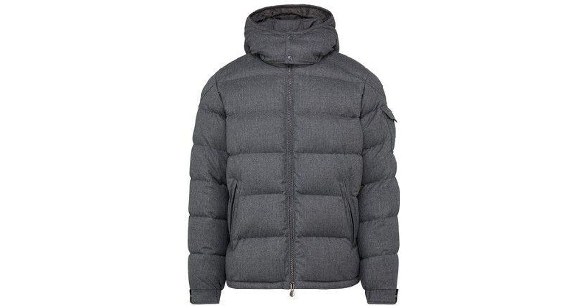 Moncler Montgenevre Down Jacket in Gray for Men Lyst