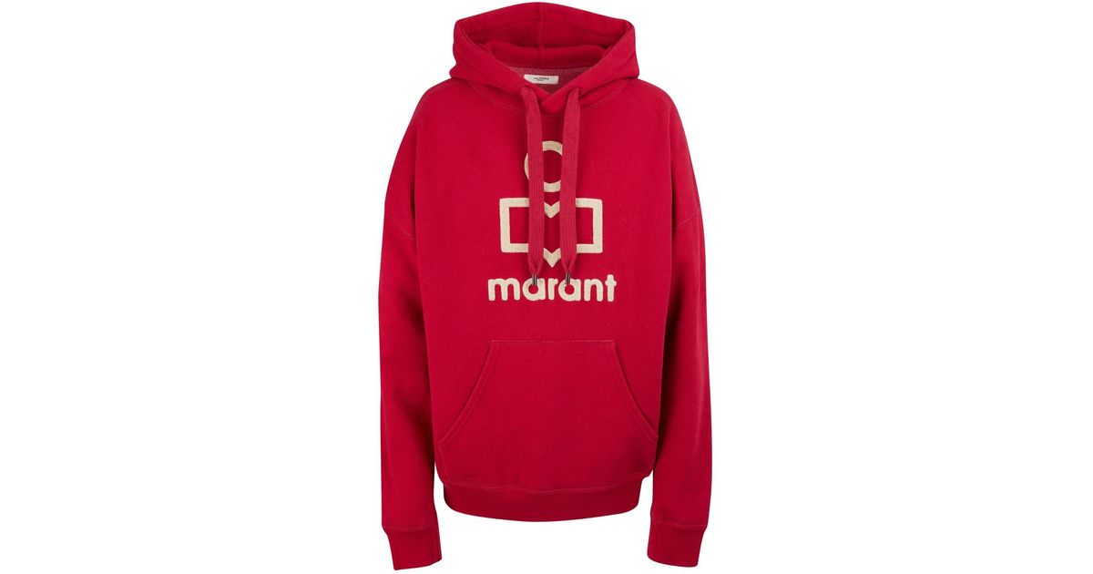 isabel marant red hoodie