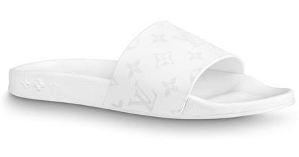 RETAIL Louis Vuitton Waterfront Mule Slides (WHITE) For QC