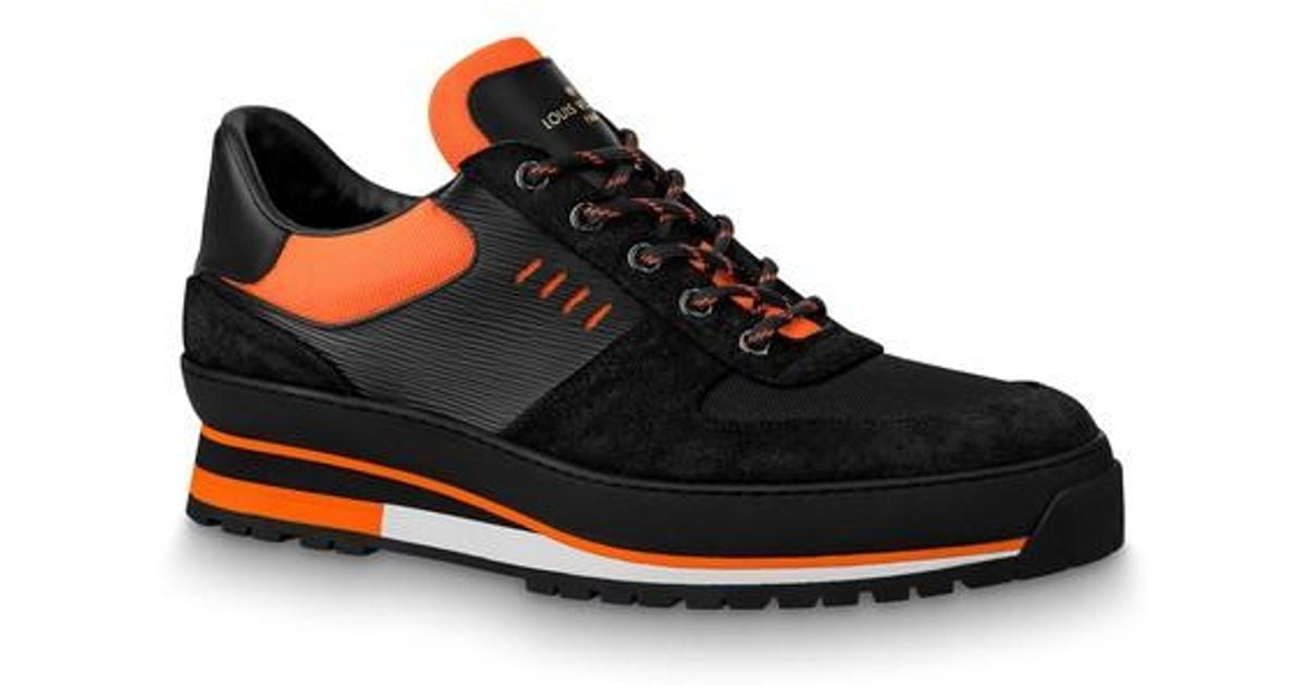 black and orange louis vuitton shoes